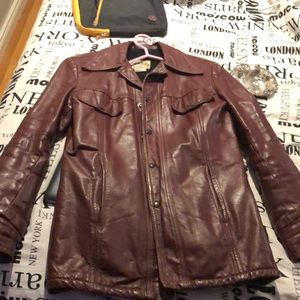 Vintage 1970s leather jacket